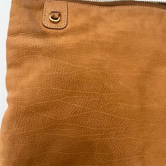 ST. JOHN Suede leather Hobo style crystal embellished single strap w/Riri zipper - Picture 8 of 16